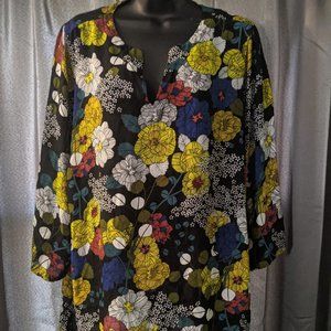 VIOLET & CLAIRE WOMENS BLOUSE SZ 1X
